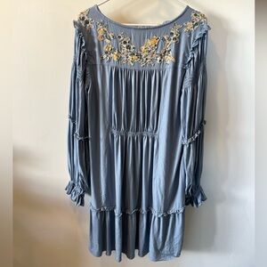 Bohme Dress with Embroidered Patches